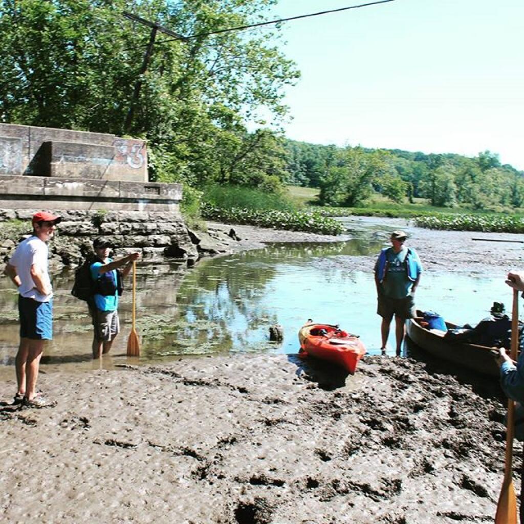 Photo: In the deep muck, waiting for the tide to come back in