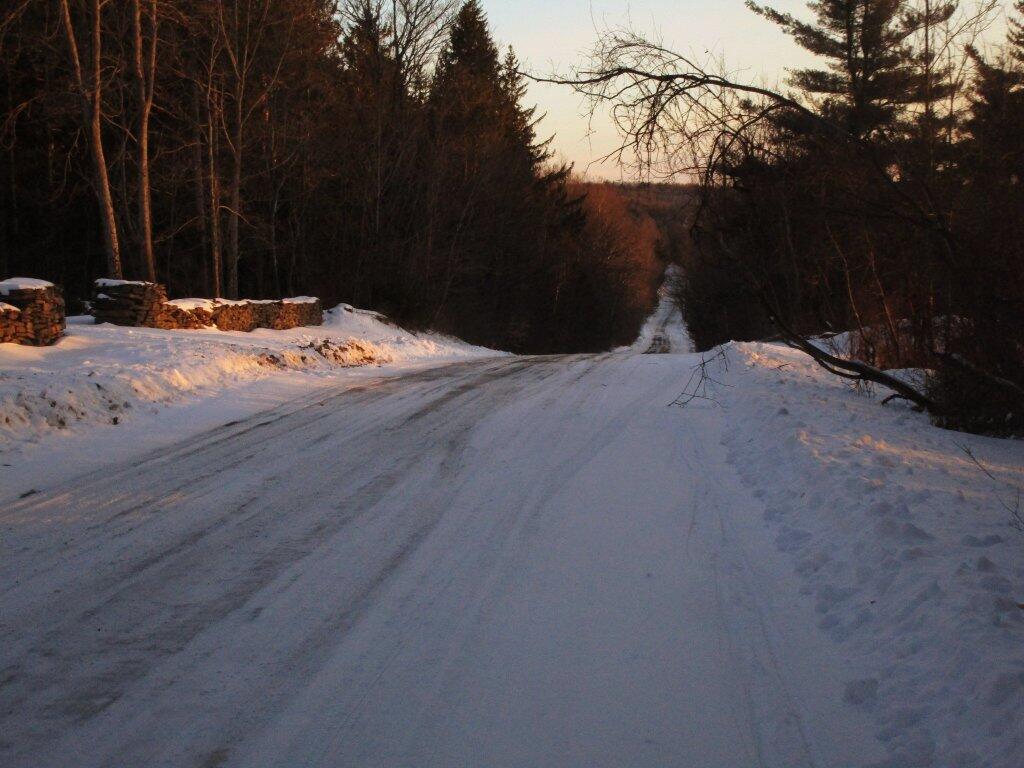 Photo: Enough Snow Along The Shoulder For Good Skiing