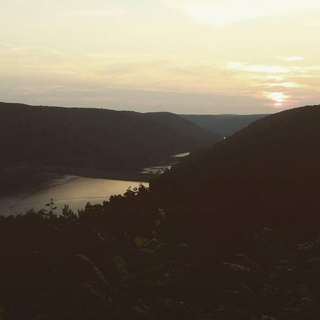 Photo: Kinzua Dam at Sunset