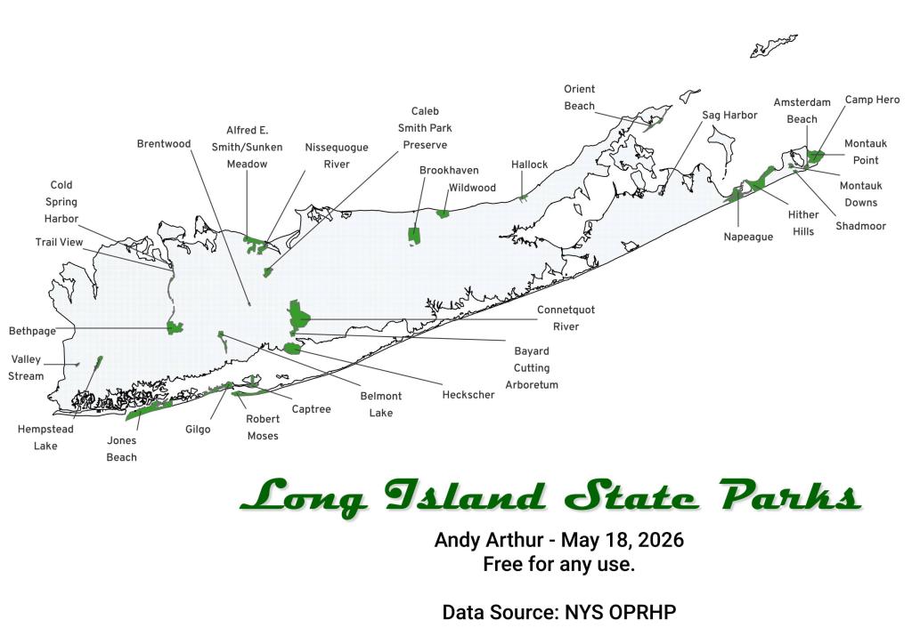 Thematic Map: Long Island State Parks - Managed by Long Island Parks Council Thematic Map: Long Island State Parks - Managed by Long Island Parks Council