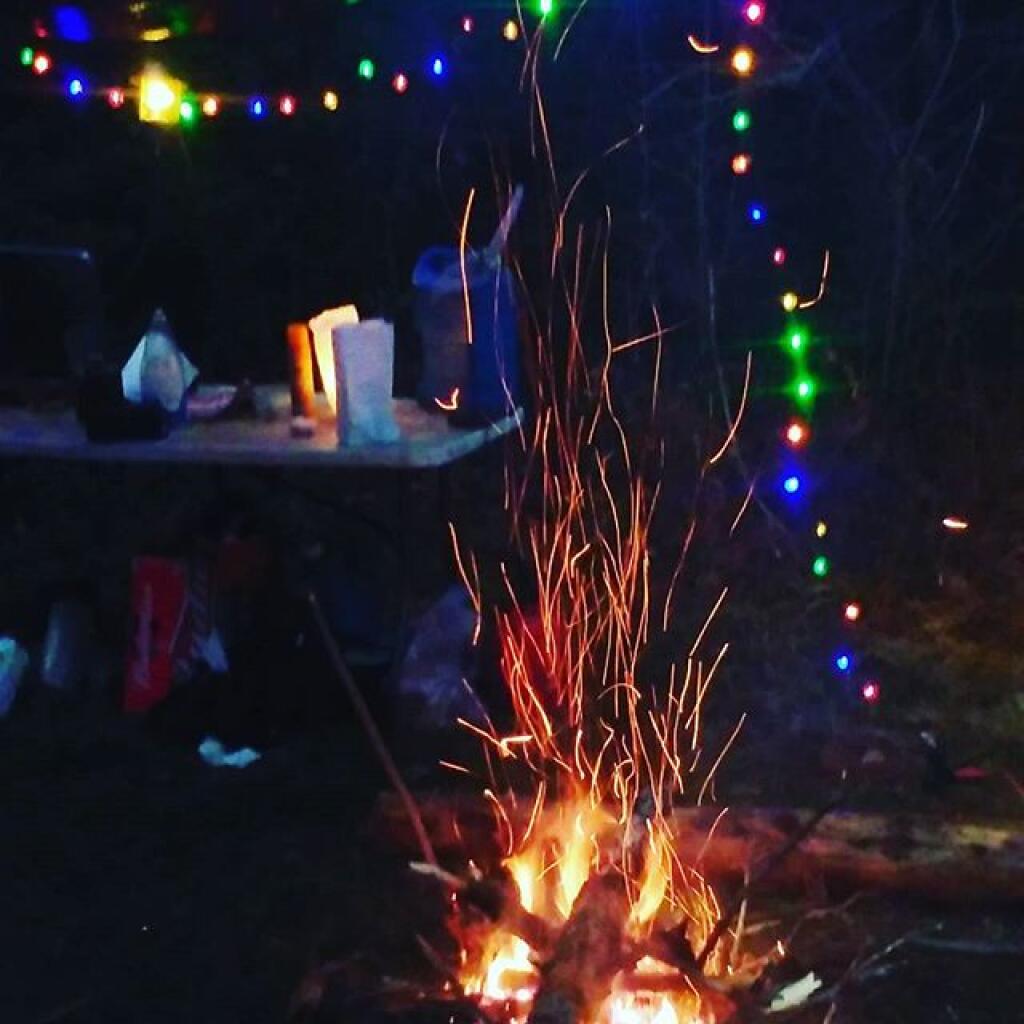 Photo: Back camping at the same site tonight