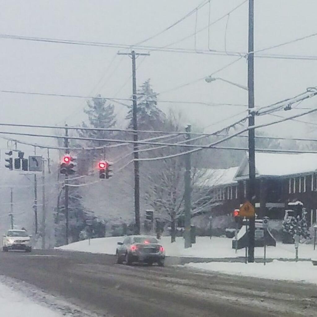 Photo: Red light!