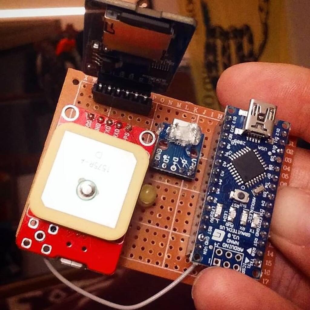Photo: GPS Logger I Built for Summer Road Trips