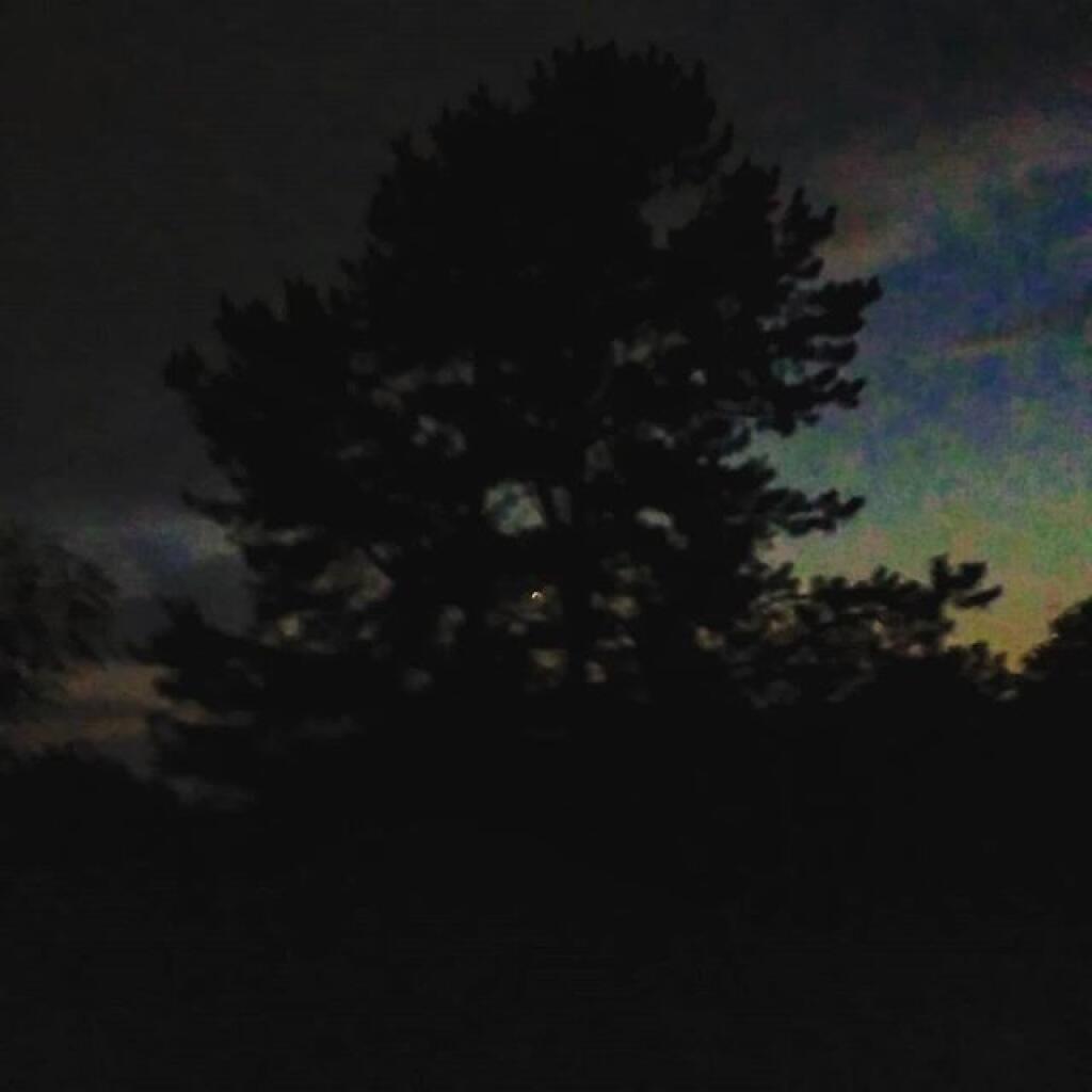 Photo: Clouds came in