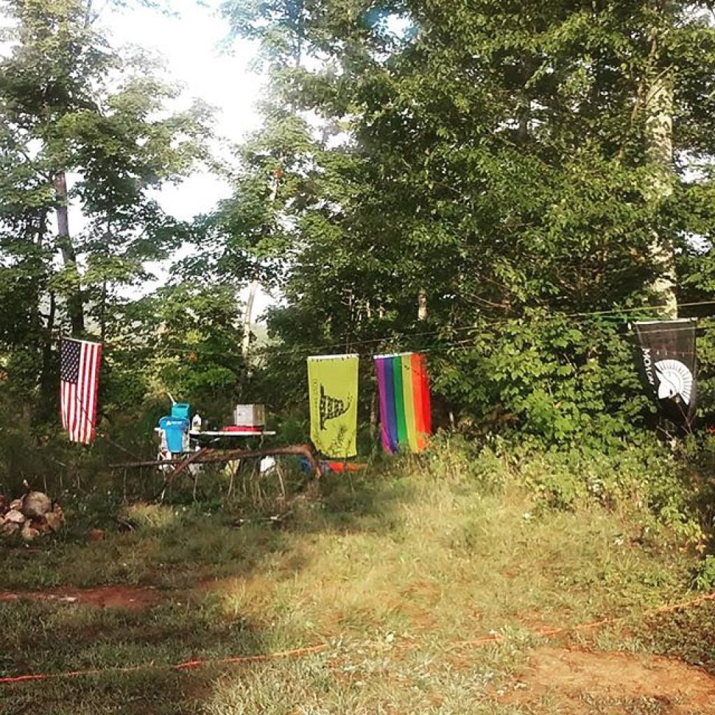 Photo: Before I took camp down