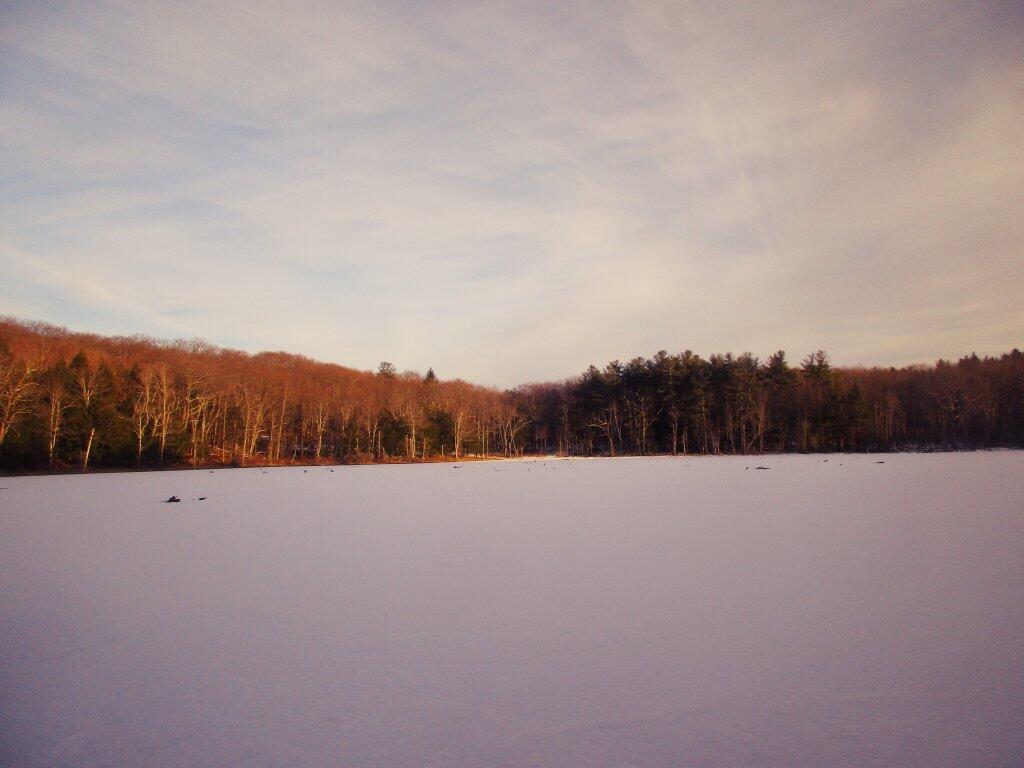 Photo: Walking Out On The Frozen Lake