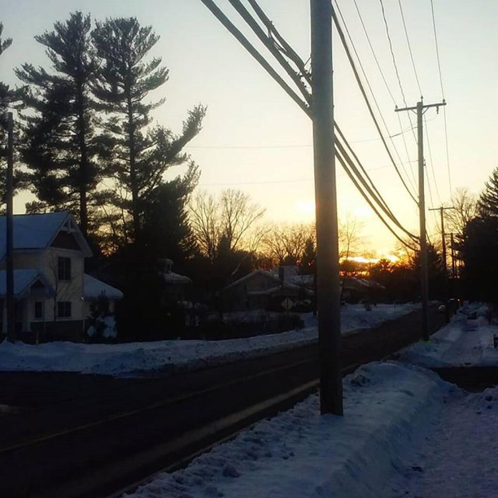 Photo: Almost the earliest sunset of the year
