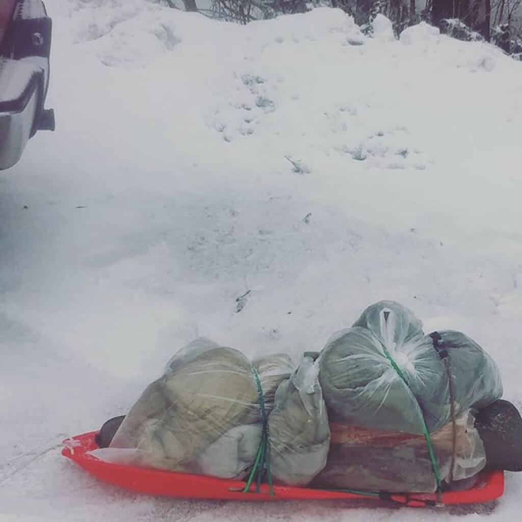 Photo: Hauling gear