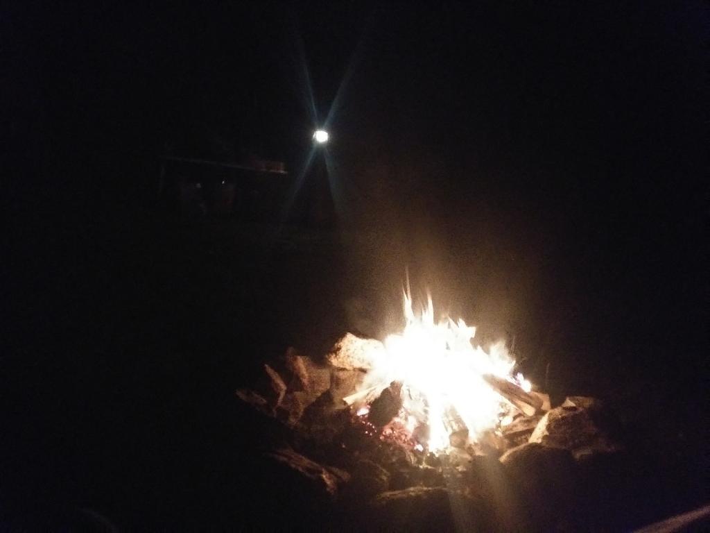 Photo: Chilly night, warm fire