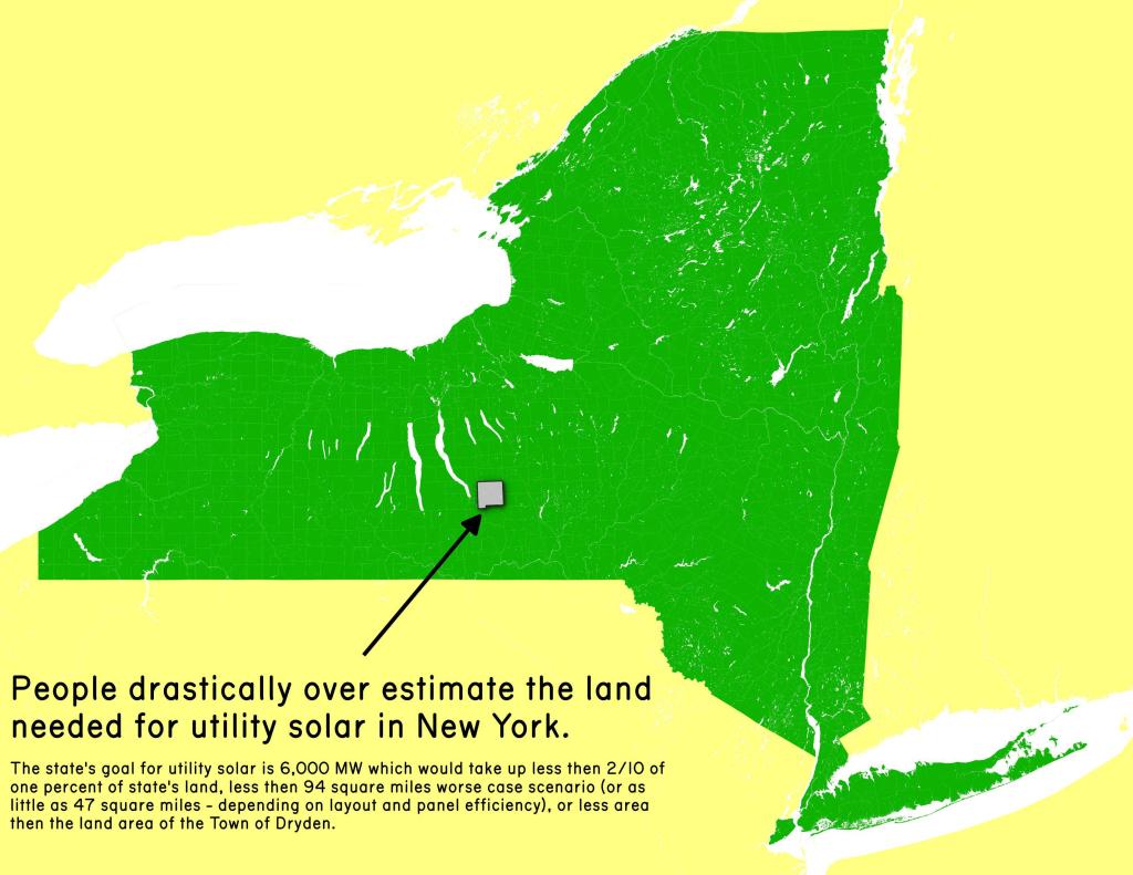 Thematic Map: How Much Land is Required for the State's Goal of 6,000 MW of Solar Power Thematic Map: How Much Land is Required for the State's Goal of 6,000 MW of Solar Power