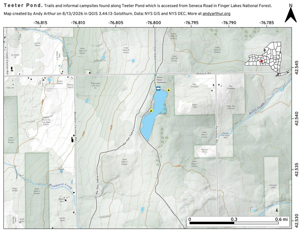 Map: Teeter Pond
