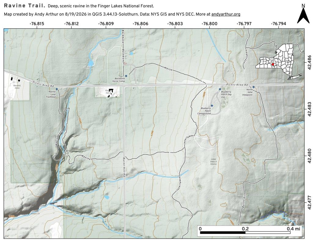 Map: Ravine Trail